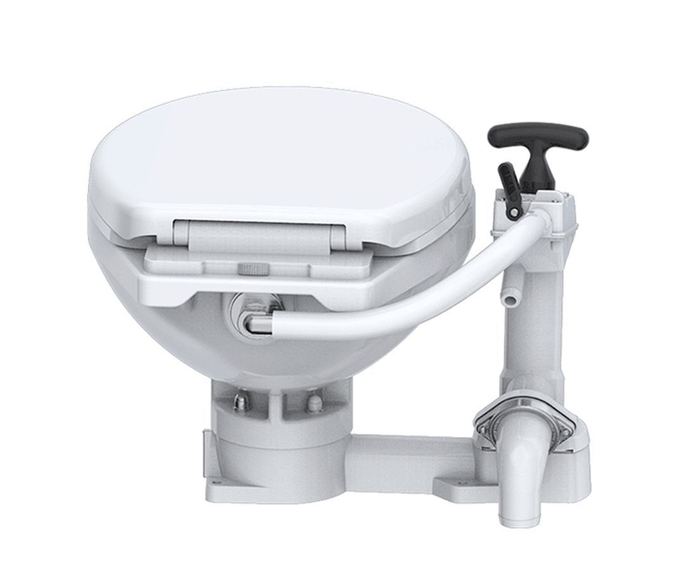 Унитаз судовой SeaFlo, с ручной прокачкой, керамический, стандартный