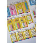 Свечи тортовые классические Макаронс (Ассорти) с держателями