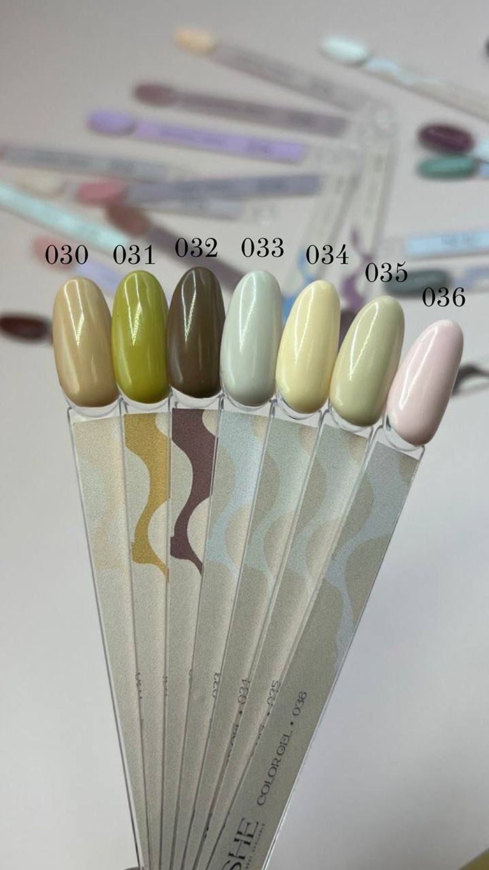 She Гель-лак 030-036, 10мл
