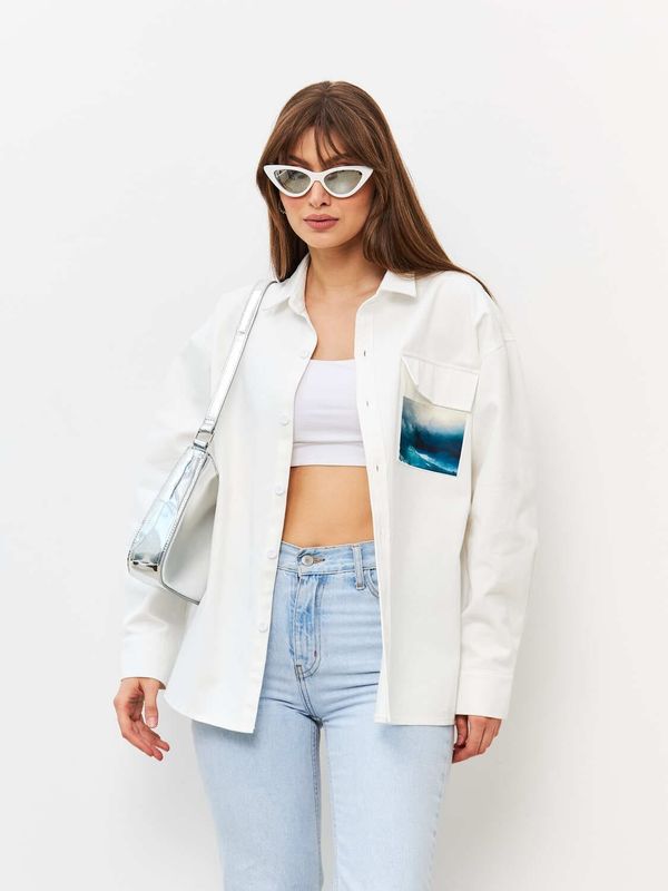 Рубашка Айвазовский хлопковая белая - фото 16