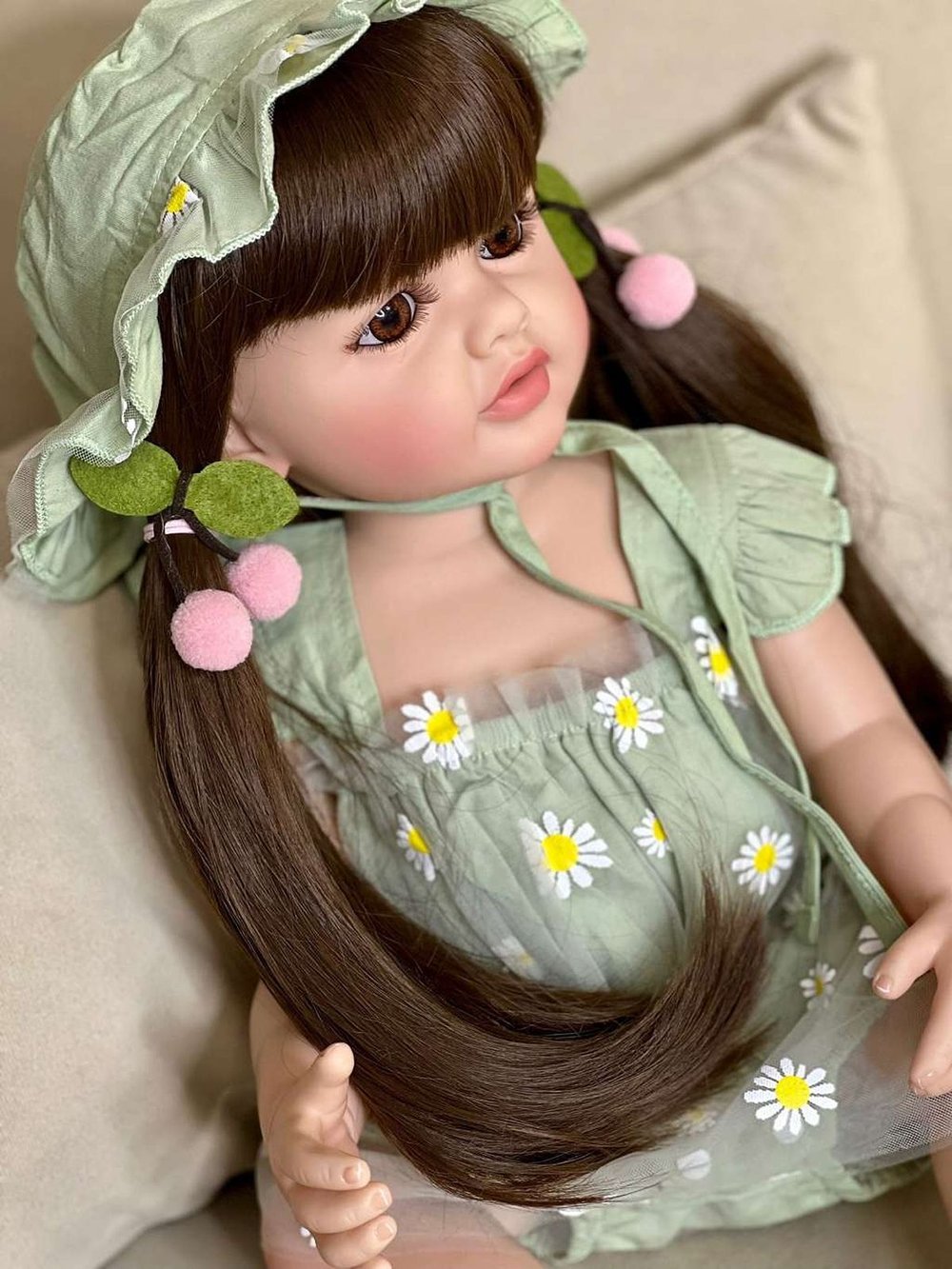 Кукла Реборн виниловая 55см в пакете (FA-105FVA)