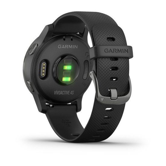 Смарт часы Garmin Vivoactive 4S, черные с серым безелем 010-02172-13