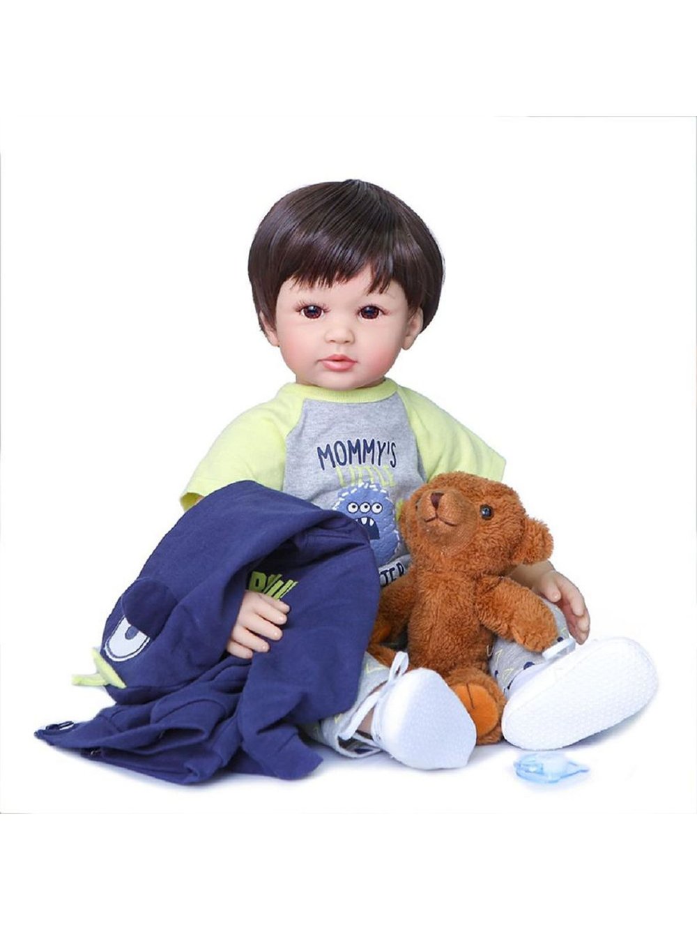 Кукла Реборн мягконабивная 60см в пакете (FA-009)