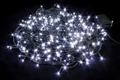 Светодиодная нить 35 м., 220V, 500 холодных белых LED ламп, контроллер, черный провод, Winner Light (w.01.5B.500-)