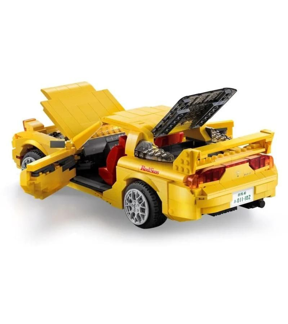 Конструктор CADA автомобиль Mazda FD35 RX-7 (1655 деталей)