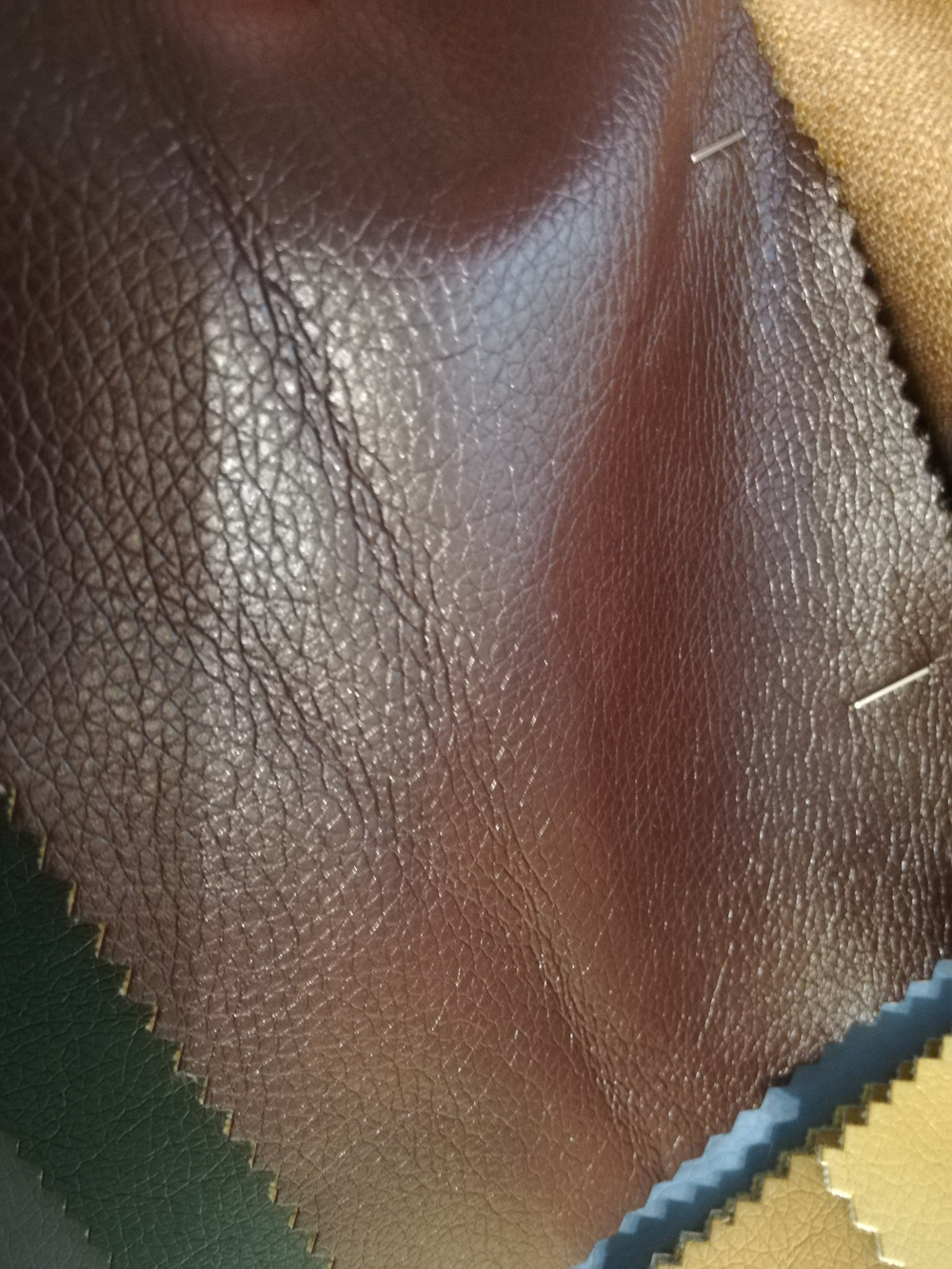 Искусственная кожа Ecotex plus (Экотекс плюс) 3064 бордо двухтонка