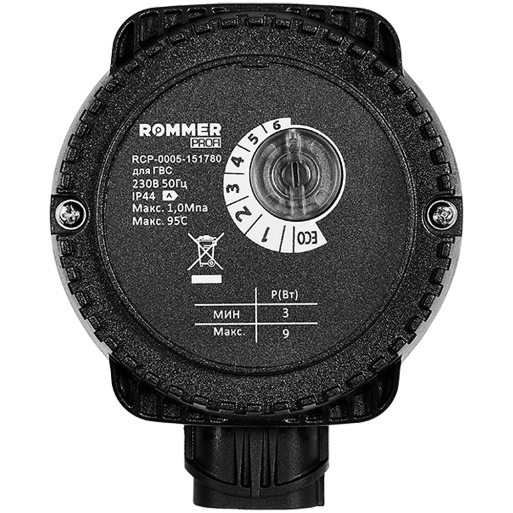 Насос циркуляционный ROMMER Profi для ГВС
