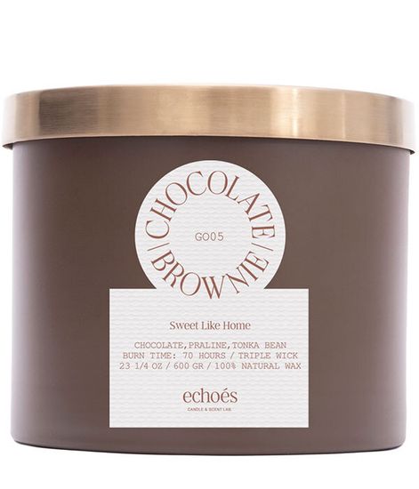 Chocolate Brownie, свеча Sweet like home collection, Echoes