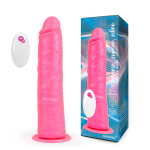 Розовый вибратор 22см Bior Toys Erowoman-Eroman LET-14009