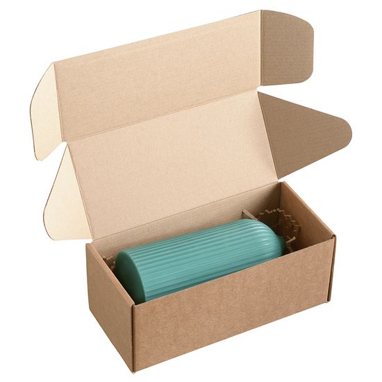 Свеча декоративная бирюзового цвета из коллекции edge, 16,5см