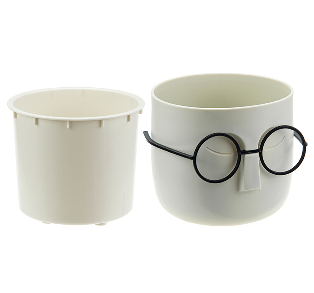 Кашпо СТИВ D115мм 0,65л с дренажной вставкой М3079