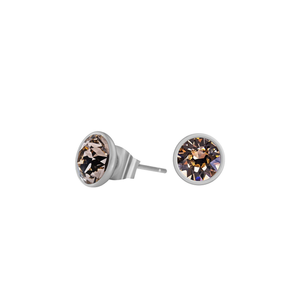 Серьги-пусеты Fiore Luna Light Peach SWE298 LP S