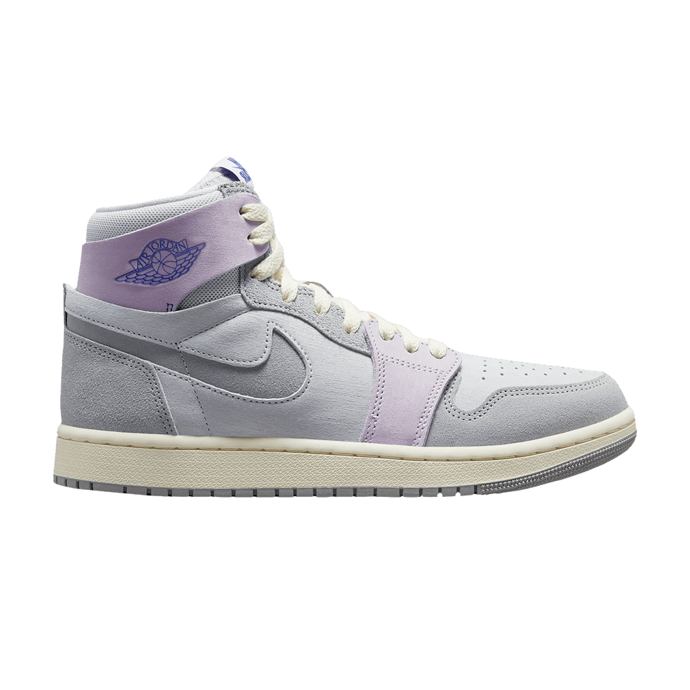 Кроссовки Jordan Air Jordan 1 High Zoom Cmft 2 "Light Smoke Grey And Barely Grape" (Женская размерная сетка)
