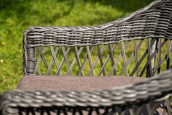 "Эспрессо–150 S" обеденная группа плетеная, цвет графит