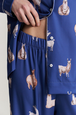 Шелковая блуза с кантом - альпака