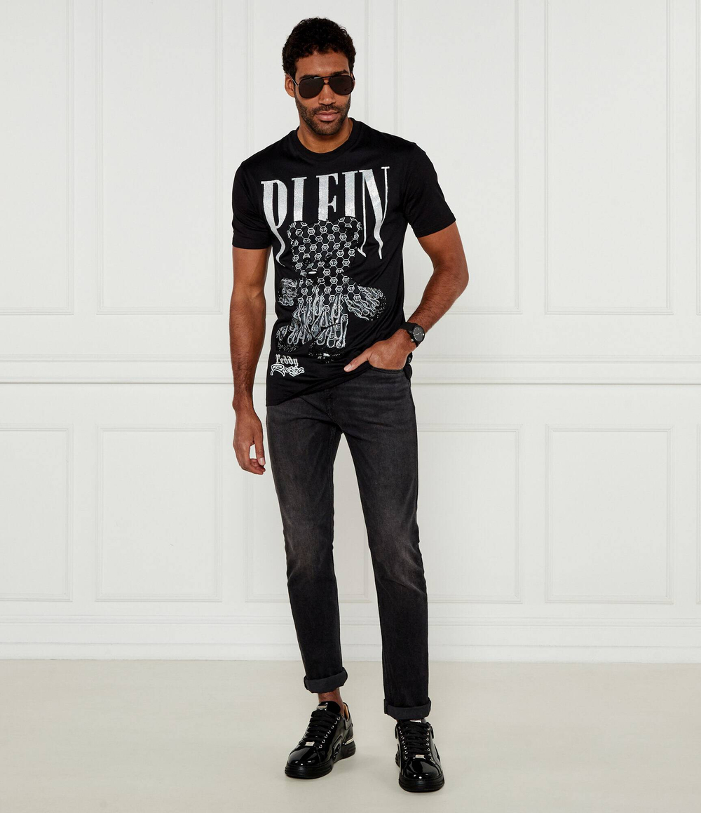 Футболка Teddy Bear Philipp Plein - черный(MTK8085 PJY002N)