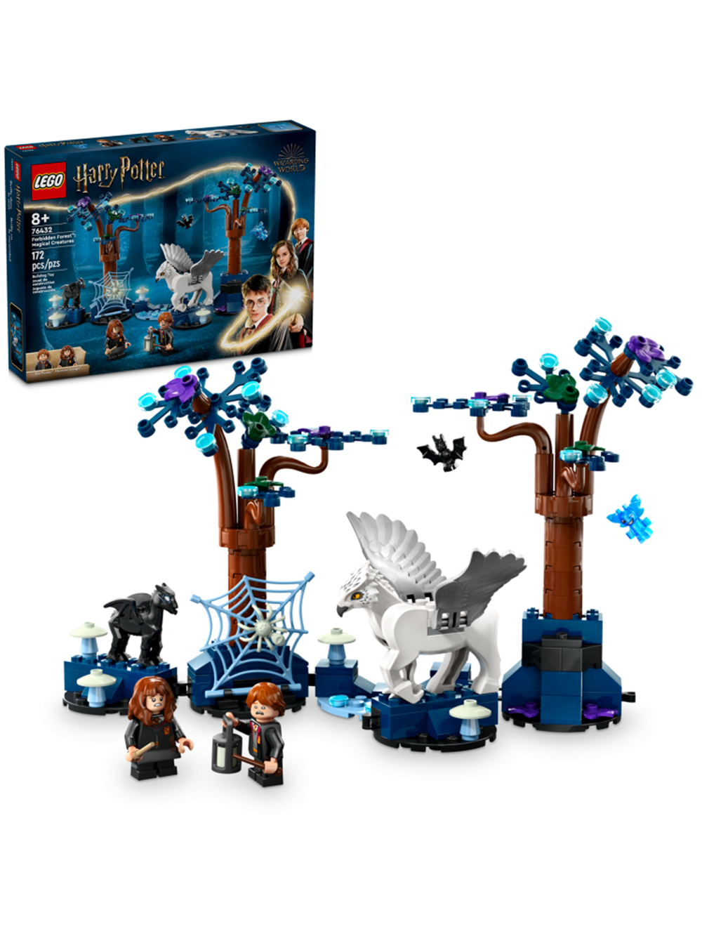 LEGO Harry Potter 76432 Лего Запретный лес, набор по Гарри Поттеру, сцена из Хогвартса с минифигурками, оригинал ЛЕГО
