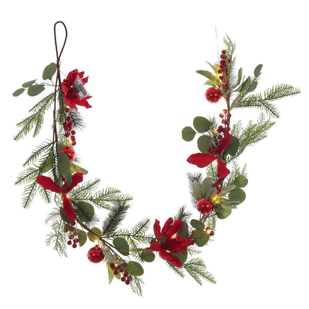 GAEM Изделие декоративное "Гирлянда" (подсвет, 2хАА, н/п), L23 W23 H157 см