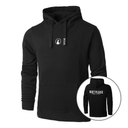 Мужская кофта теннисная Quiet Please Ready To Serve Hoody Men - Black, White