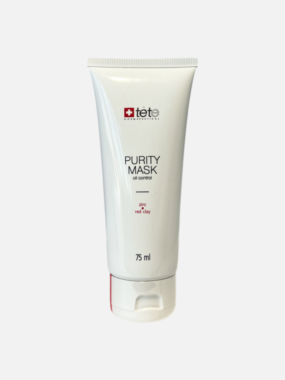 Себорегулирующая очищающая маска с цинком и красной глиной Purity Mask Oil Control Zinc and Red Clay, Tete Cosmeceutical, 75 мл
