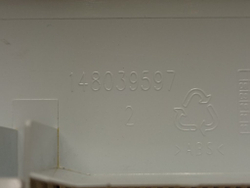 IWUE4105CIS кт64 Крышка дозатора порошка для стиральной машины Indesit 148039597 б/у