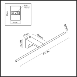 Настенный светильник ODEON LIGHT 7070/10WL