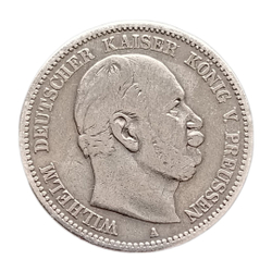 Монета 2 марки Германия (Империя, Пруссия) 1876