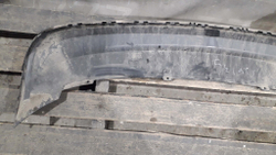 Юбка заднего бампера Skoda Rapid 1 12-17 Б/У Оригинал 5JH807521