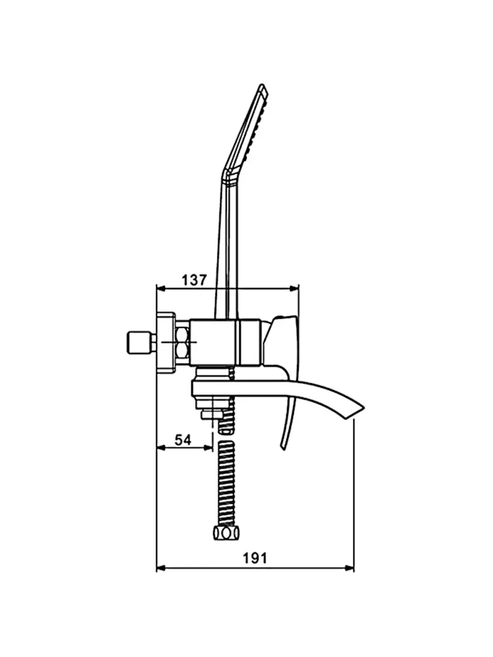 Смеситель для ванны Gappo G3207-6