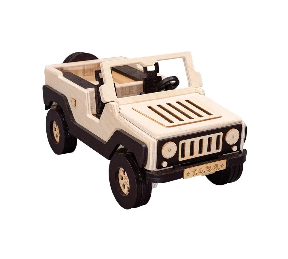 Внедорожник Off-Road от TARG - деревянный конструктор, сборная модель, 3d пазл
