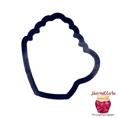 Вырубка пластиковая "Стакан" 9,5 см