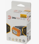 Эра GA-810 Светодиодный фонарь налобный "Практик" аккум. 3Вт, сенсорный micro-USB