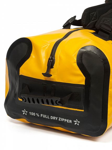 Гермо-Сумка-Рюкзак Sargan Прогрессор-110 герметичная молния 100%, вкладыш 110 л желтый/черный