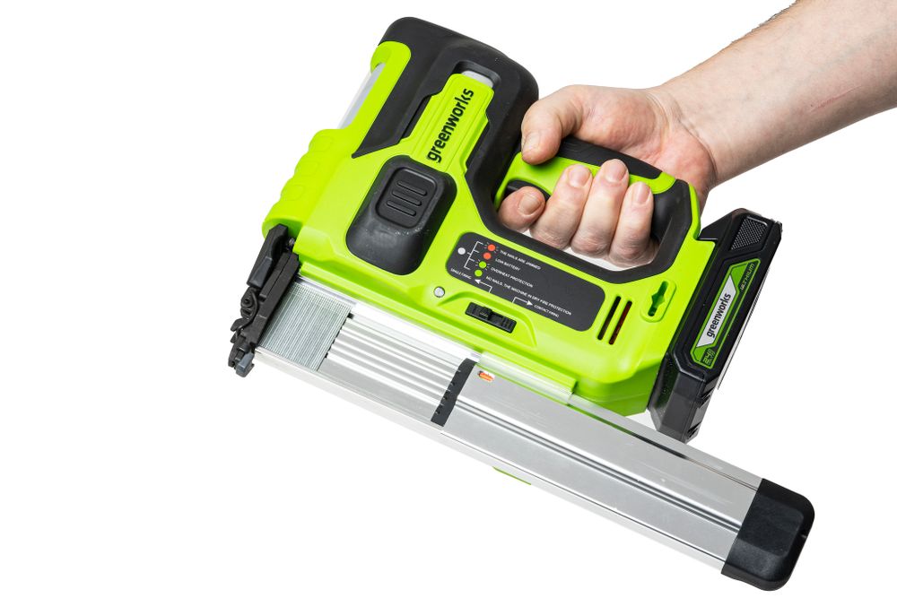 Нейлер аккумуляторный Greenworks, GD24BN, 3400707,24v, без АКБ и ЗУ