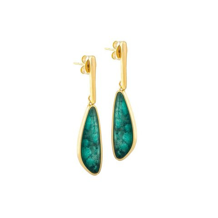 Серьги Possebon Emerald A4060.17 G/G