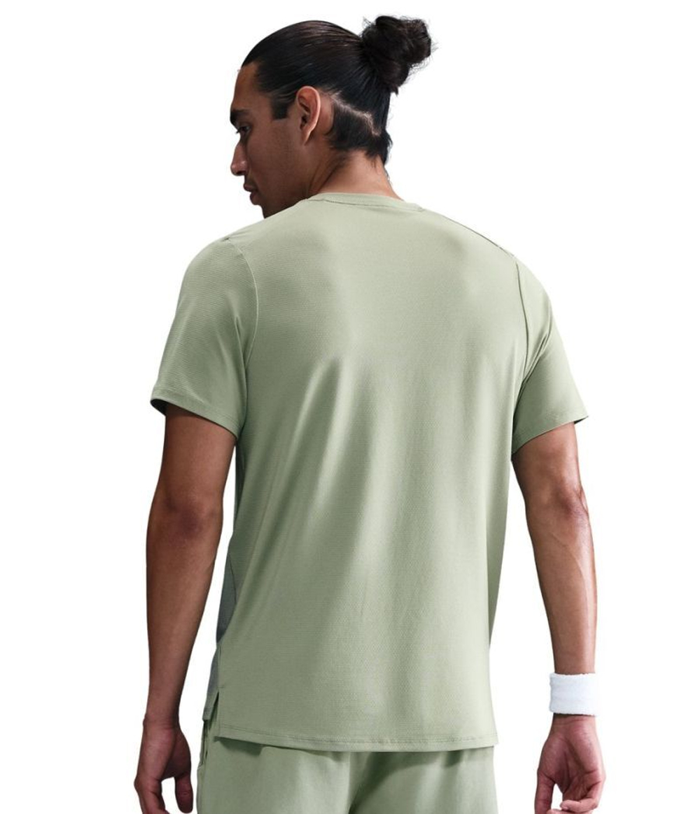 Мужская теннисная футболка Nike Court Advantage Dri-Fit - oil green