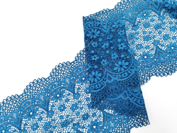 Эластичное кружево, 19,5см, карибская волна (Арт: EK-2747), м