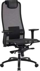 Кресло Everprof Deco Black Lux Сетка Черный