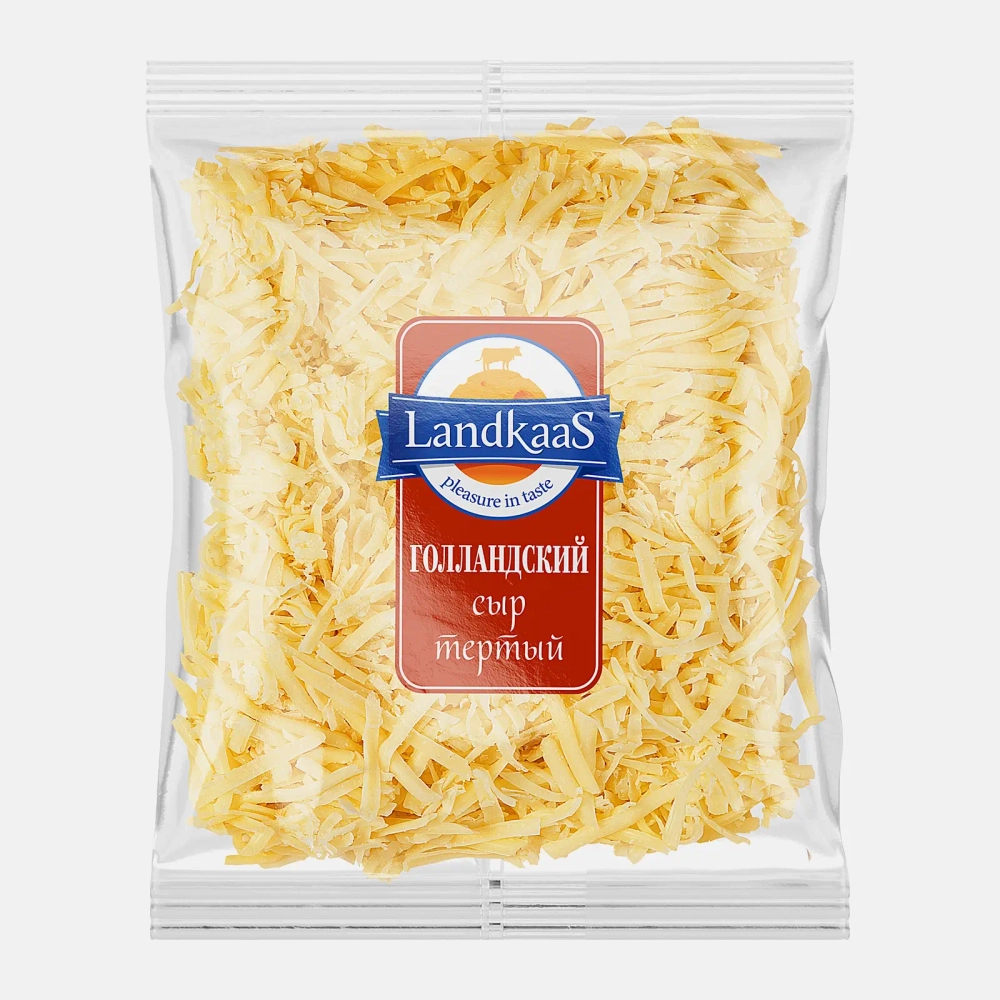 Тертый сыр Голландский 45% Landkaas 200г
