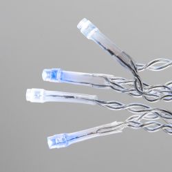 ULD-B12006-195-TTK BLUE-WHITE IP44 Бахрома светодиодная с эффектом мерцания. 12м. Соединяемая. 195 светодиодов. Синий и белый свет. Провод прозрачный. ТМ Uniel