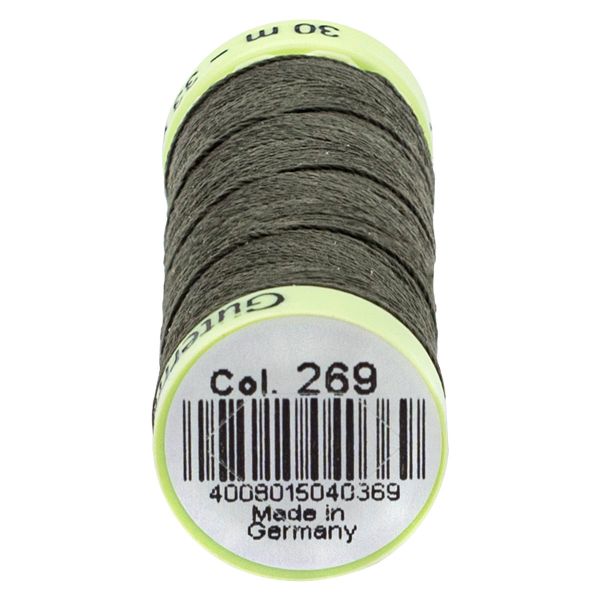 Нитки отделочные Gutermann Top Stitch 30 (30 метров), 5 кат. | 269 лишайник