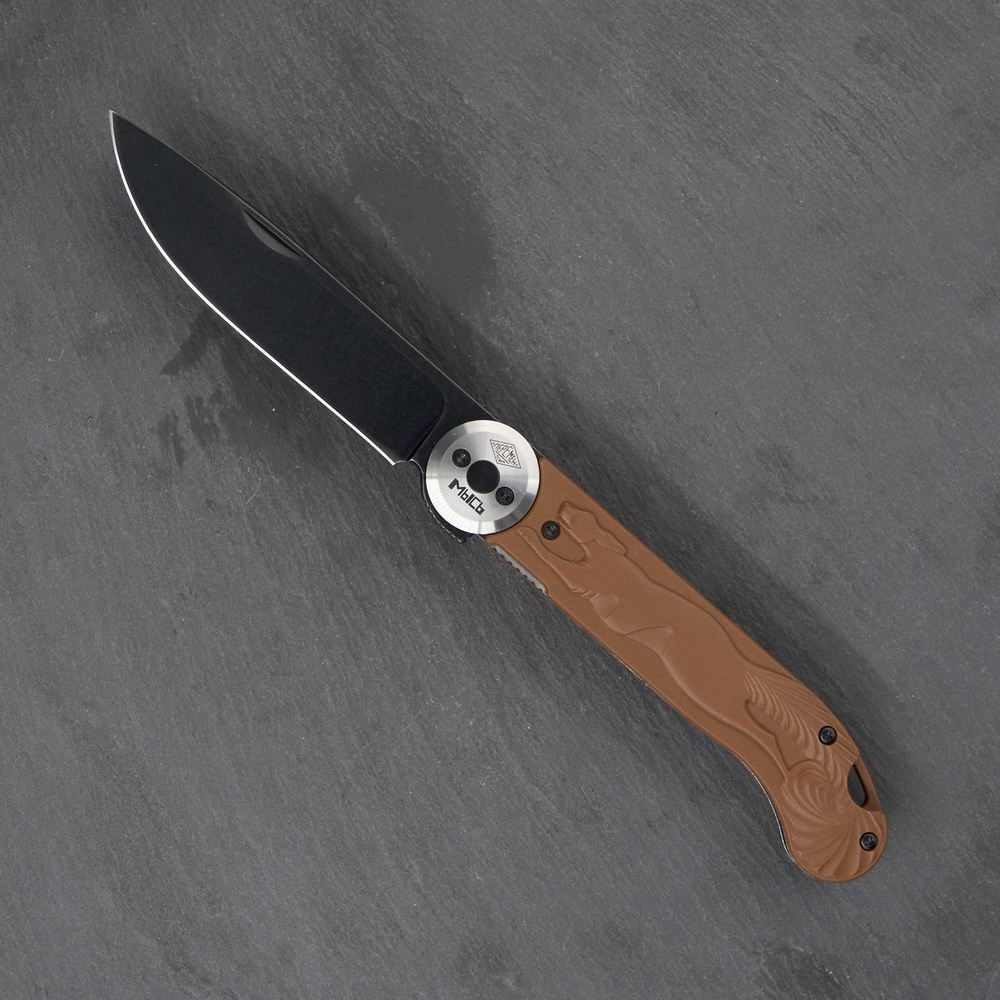 Нож складной Перемен Мысь коричневая (Blackwash)