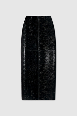 Кожаная юбка