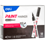 Маркер-краска DELI "Paint" U500, 2 мм, черный