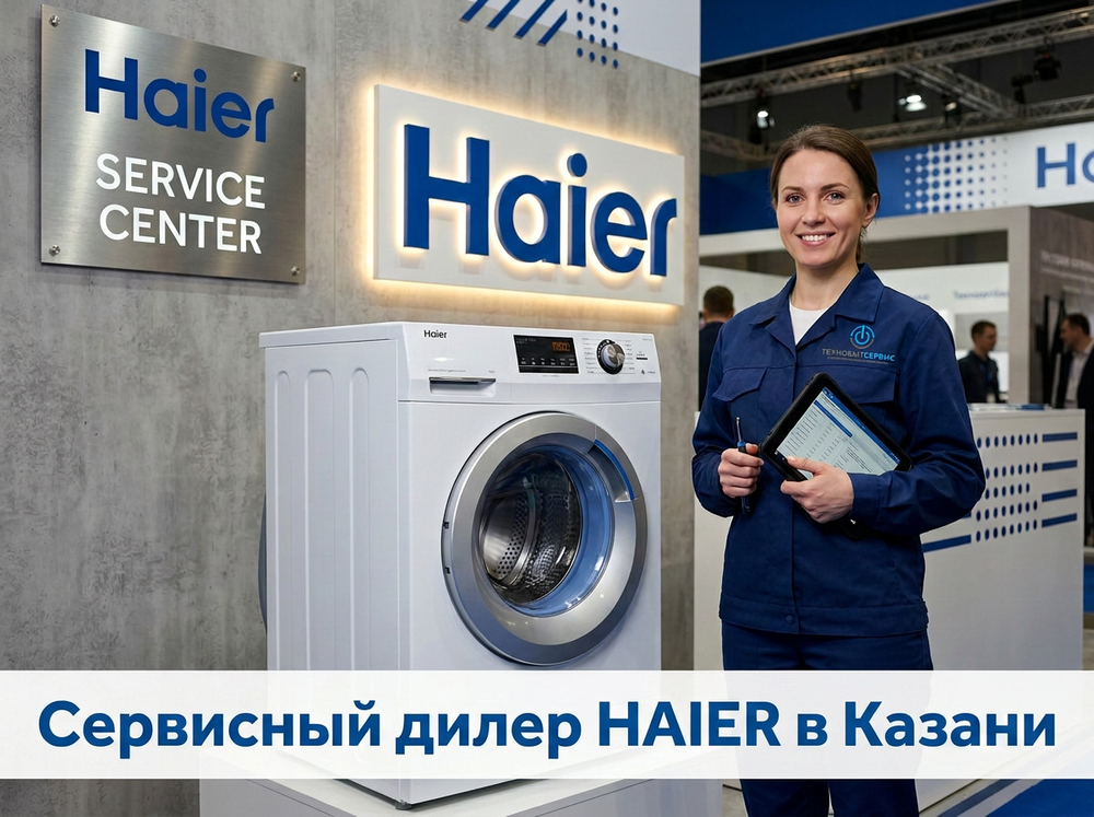 Ремонт стиральной машины Haier в Казани