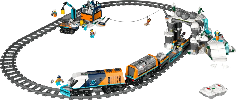 Конструктор LEGO City 60470 Полярный экспресс для исследователей Арктики
