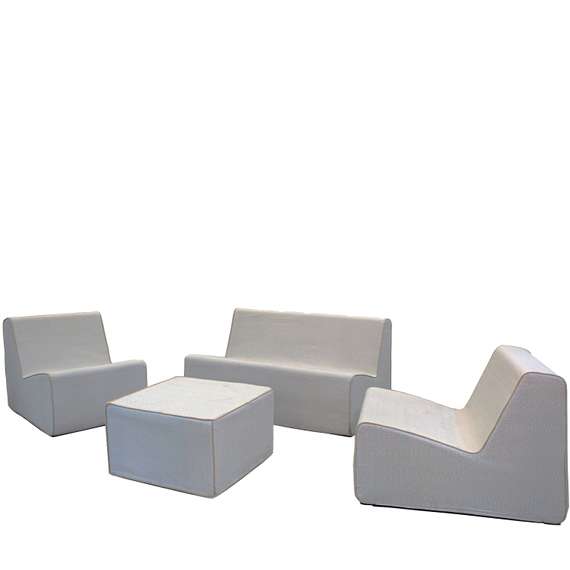 Комплект уличной мягкой мебели Montenegro, диван, 2 кресла, пуф-столик