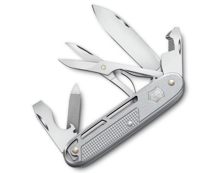 Нож Victorinox Synergy X Alox, 93 мм, 10 функций, серебристый, картонная коробка