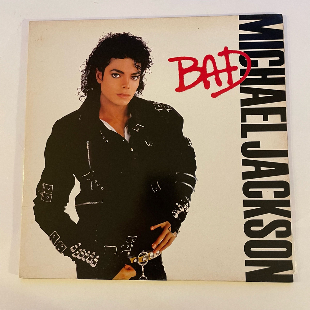 Винтажная виниловая пластинка LP Michael Jackson Bad (Англия 1987)