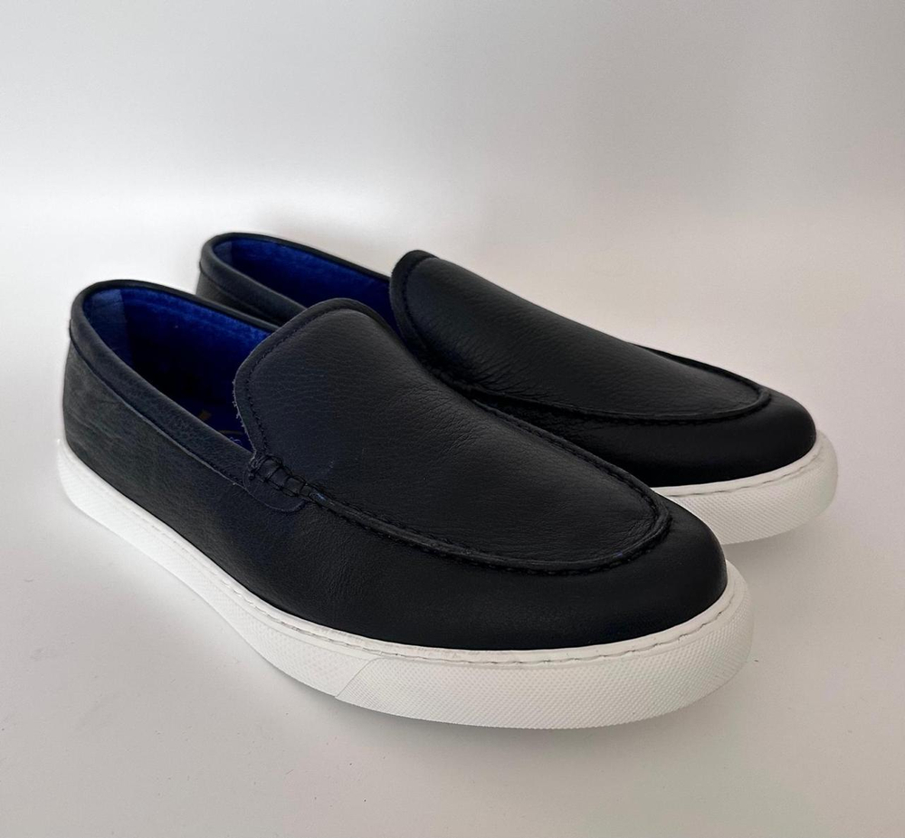 Лоферы мужские Fratelli Rossetti кожаные синие